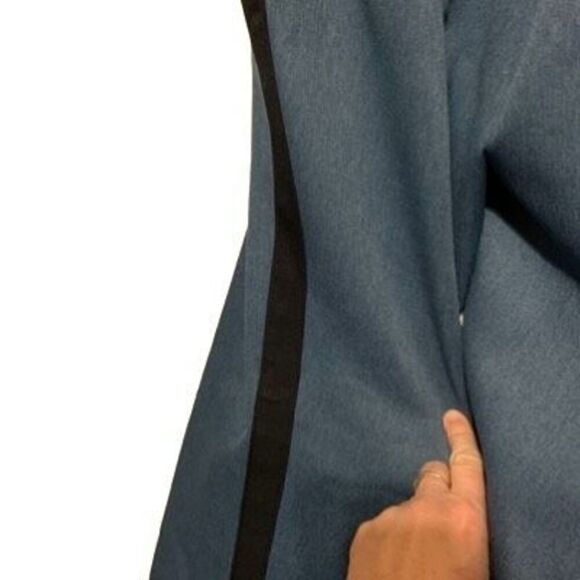 Riverside Size 37/M Blue Black Stripe Police Security Uniform Pants *New* - Picture 3 of 9